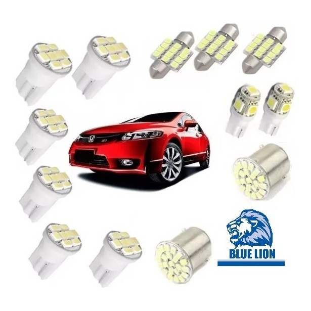 Kit Lampadas Led Honda New Civic 2007 2008 2009 2010 2011 em Oferta na Shopee