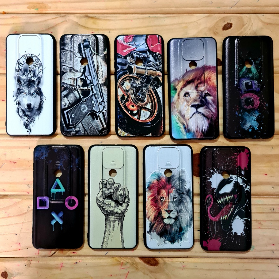 Capa Capinha case Anti Impacto Xiaomi redmi Note 9 - Slide desenhada