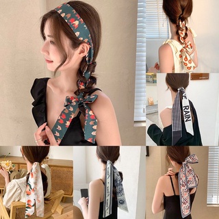 Lenço De Seda Cetim Hairband Acessórios Para O Cabelo Chapéu e Bolsa