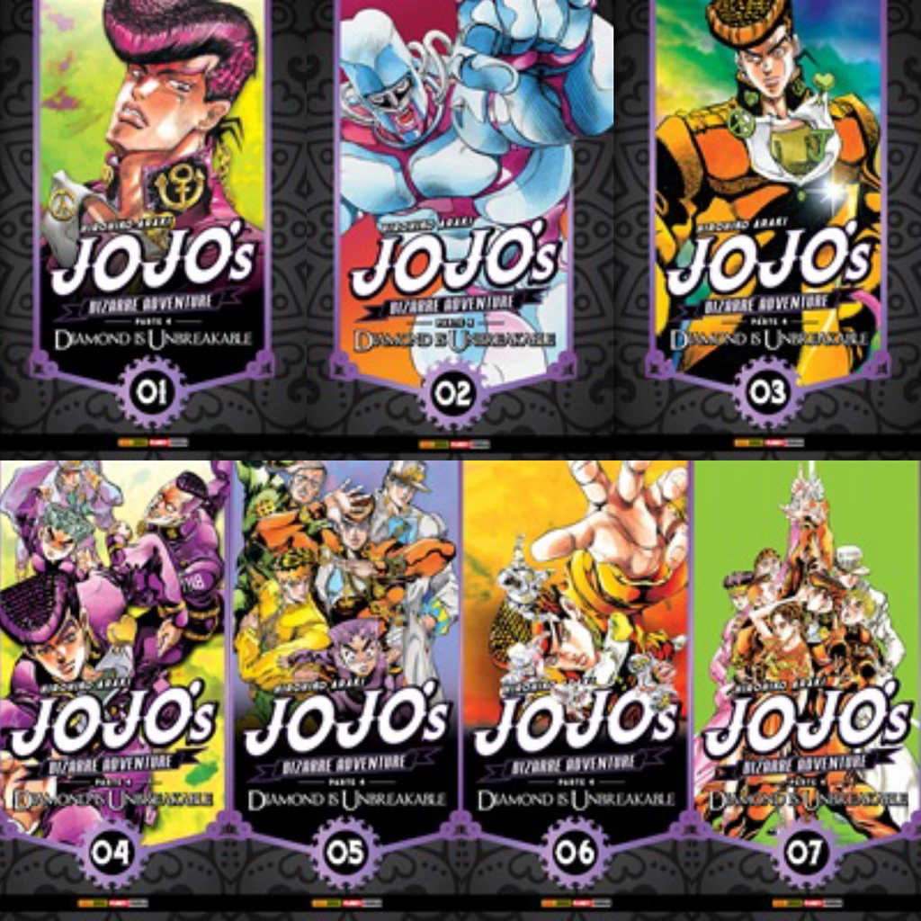 Mangá Jojo´s Bizarre Adventures Parte 04: Diamond is Unbreakable