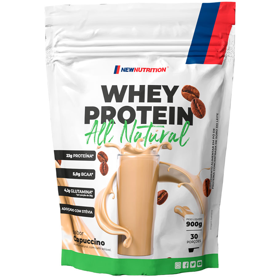 Whey Protein New 900g Capuccino All Natural