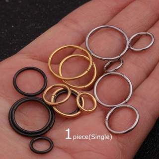 1 Peça 6mm A 16mm 16G Aço Inoxidável Clicker Anel Hoop Nariz Piercing Helix Cartilagem Conch Brinco em Oferta na Shopee