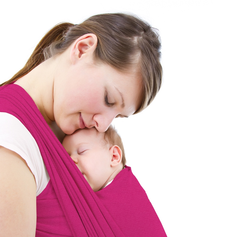 Canguru Wrap Best Sling Rosa – Carregador Bebê Recém-Nascido até 20 kg Ideal para Passeio & Saída da Maternidade