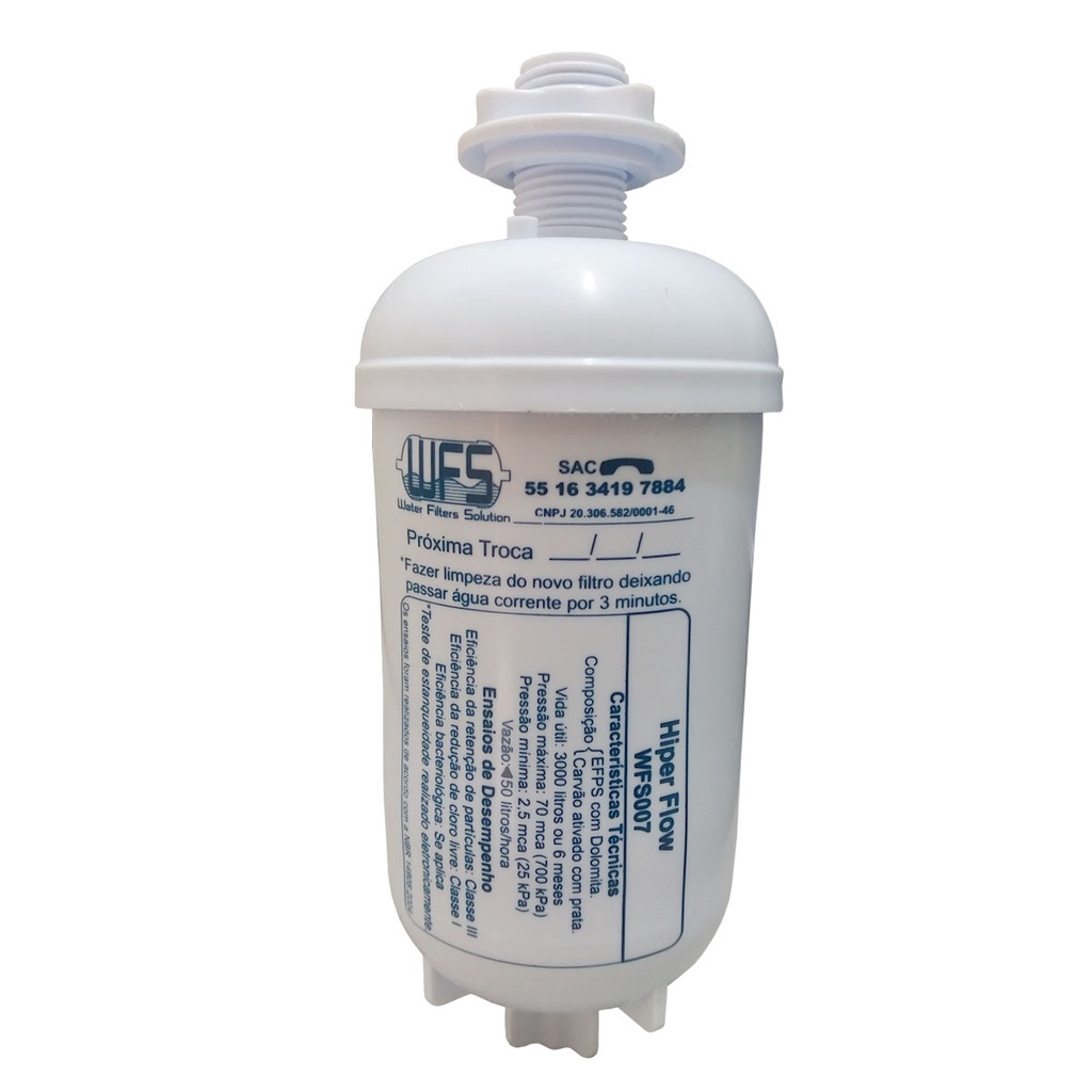 Refil Filtro Vela Compatível Com Bebedouro De Pressão Coluna IBBL Begel Belliere