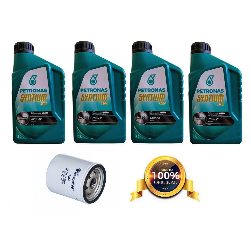 Kit Troca De Óleo Fiat Palio Weekend 1.0 1.5 1.6 EX MPI 1997 a 2004 + Filtro De Óleo