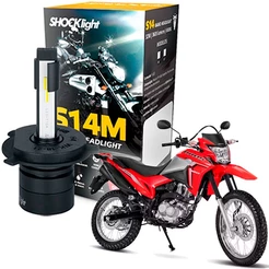 Lâmpada Ultra Led Farol Moto Honda Nxr Bros 125 150 160