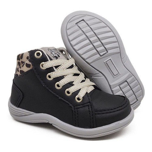 bota cano curto infantil feminina
