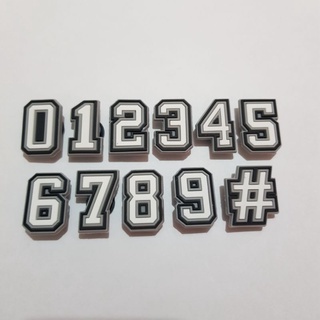 Pins/Enfeites para Crocs Números e Símbolos Unitário