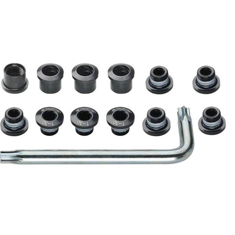 Bike Parafuso Coroa Fsa Tripla + Chave, Parafusos De 5mm/7mm