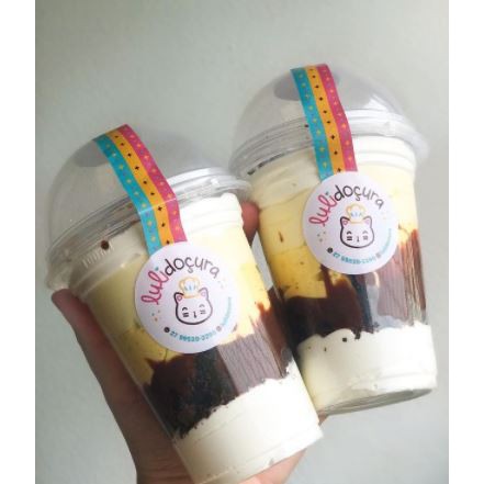 50 Copo bolha 400 ml PP - Copos Bolha - copo da felicidade, Açaí, Bolo no pote