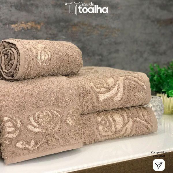Kit 2 Toalhas 1 de Banho + 1 Rosto - 500g Grande Grossa em Oferta na Shopee