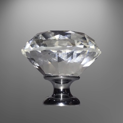 Puxador Crystal Glamour e Requinte Kit 2pçs