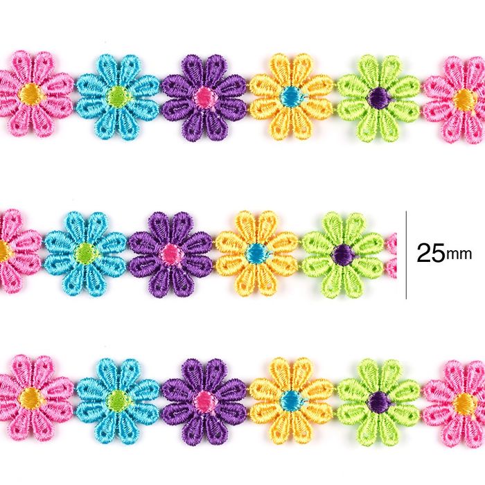 Renda Guipir CHL-553 2.5 Cm  - Rolo C/13.7 Metros