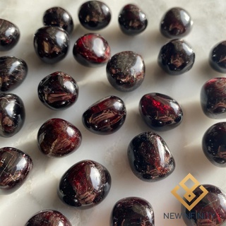 Pedra Granada Rolada Garnet Cristal Natural 3cm Sucesso e Proteção