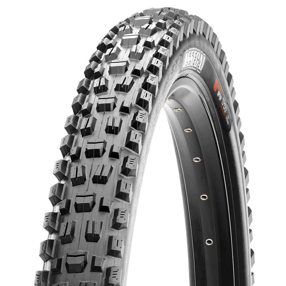Pneu Maxxis Assegai 27.5x2.50WT Dobrável Kevlar 3CG/TR/DH Casing Preto