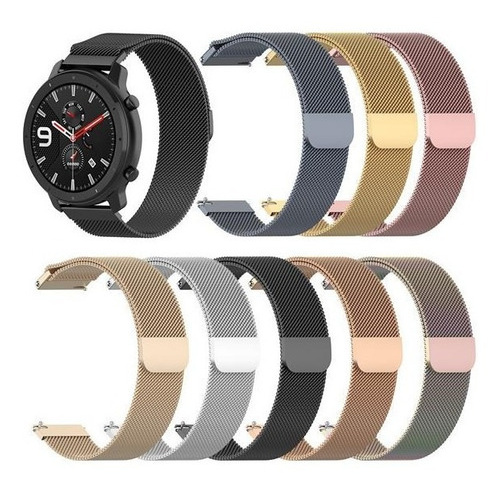 Pulseira Em Aço / Metal P/ Watch Xiaomi Amazfit Gtr 42mm