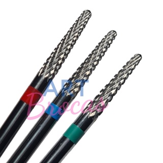 Broca de ponta fina de tungstênio para acabamento/limpeza da unha natural em Oferta na Shopee