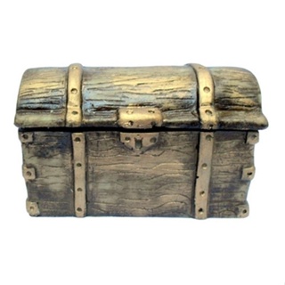 Porta Jóia Baú - Arca Do Tesouro De Resina em Oferta na Shopee