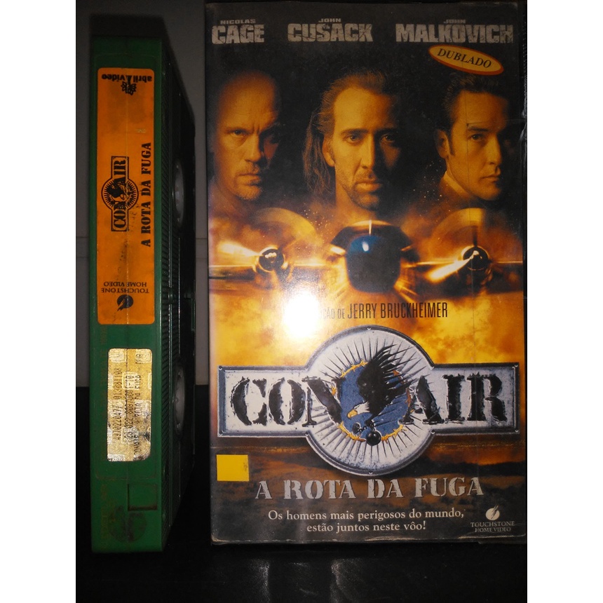 Con Air em VHS dublado | Shopee Brasil