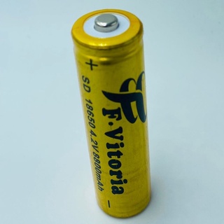 Bateria Pilha Recarregavel 18650 4.2v Lanterna E Rádio Recarregável 01UND AMARELA