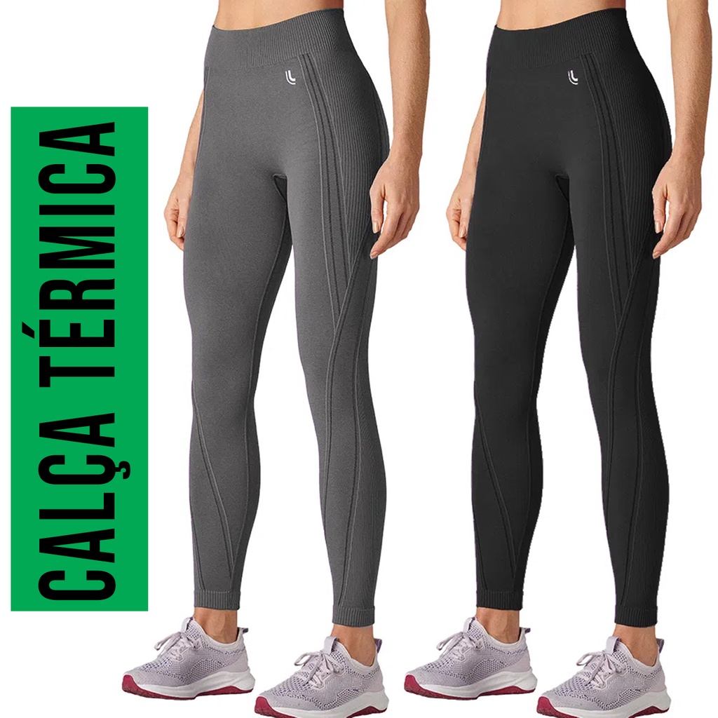 Legging Lupo Feminina Max Sport ConfortFit 71053 Calça Fitness Borda Interna Silicone S/ C...