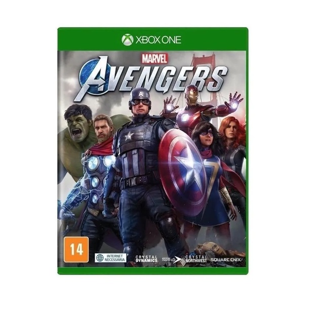 Jogo Xbox One Marvel Avengers Vingadores Mídia Física Novo