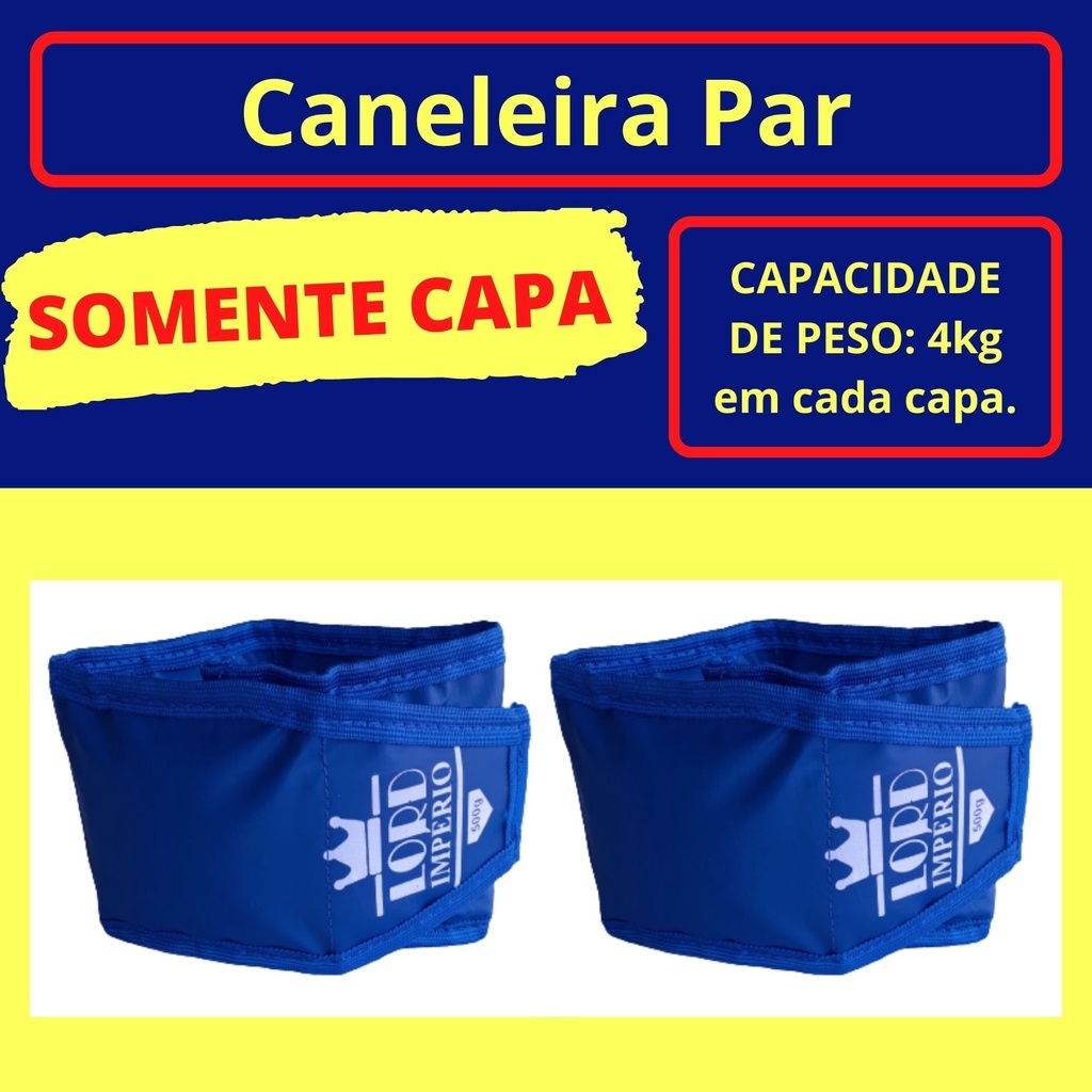 Tornozeleira Caneleira 4KG (somente capa) - Par -LORD IMPÉRIO