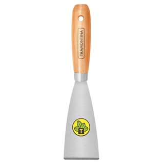 Espátula Rígida 6cm Tramontina em Aço com Cabo de Madeira 77394/065 Pedreiro em Oferta na Shopee