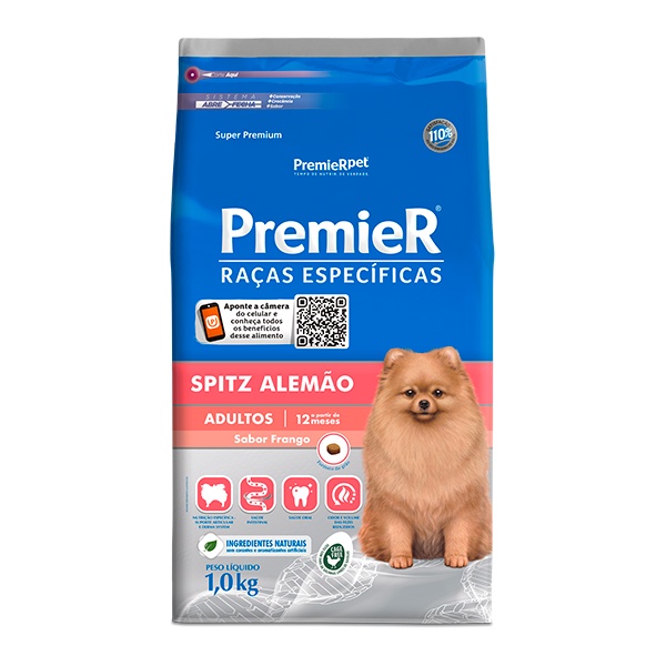 Ração Premier para Cães Adultos de Raças Específicas - Spitz Alemão - 1Kg em Oferta na Shopee