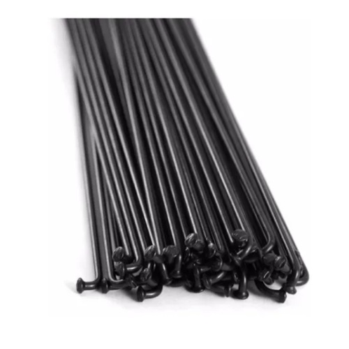 Raio Bike Aro 26 Preto Fino Inox 275 X 2.0mm Fino P/ 2 Rodas