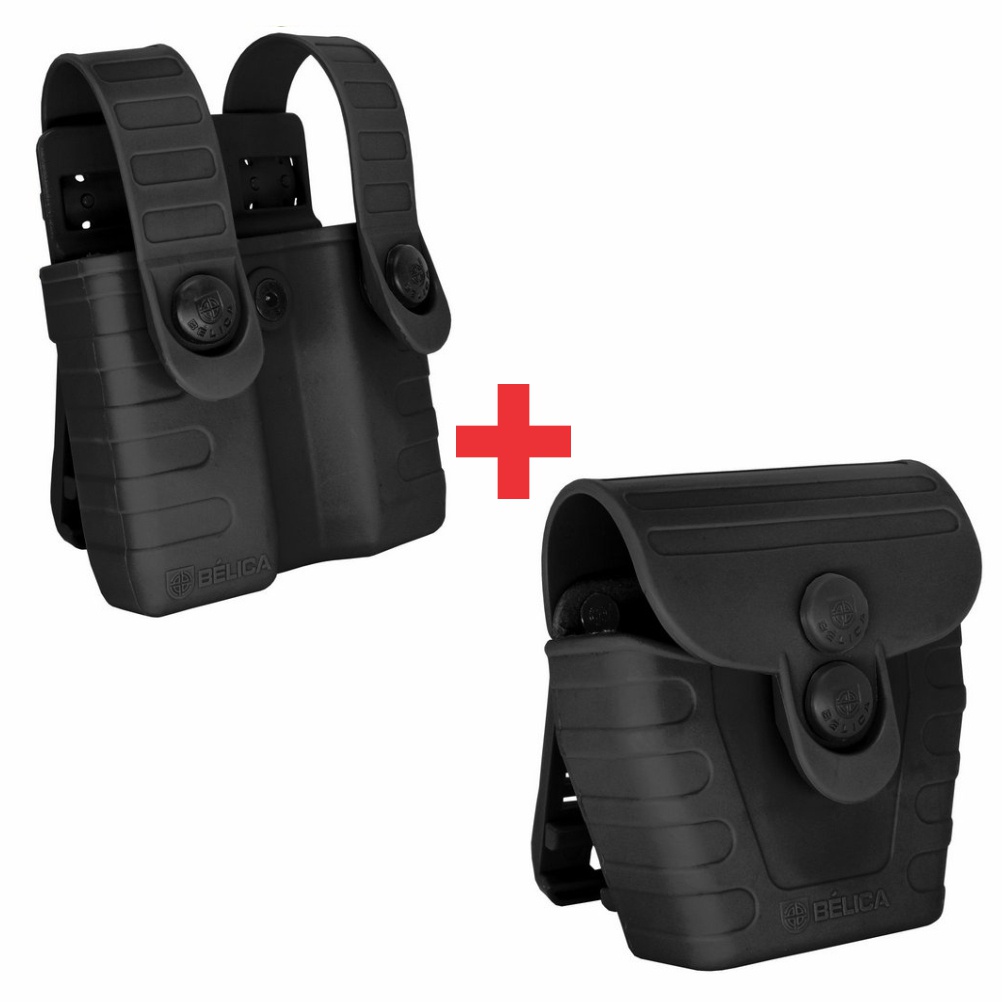 Kit Porta Carregador + Porta Algema Tab Lock FAST