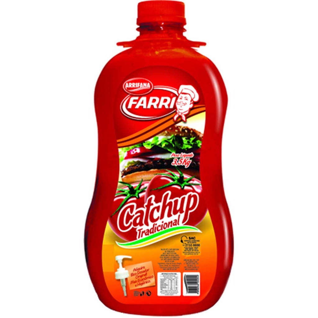 Catchup 3,5 kg Arrifana galão (Excelente Produto) em Oferta na Shopee