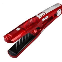 Alisador De Cabelo Kemei Cerâmica A Vapor De Ferro Plano Profissional Para Aquecimento Rápido