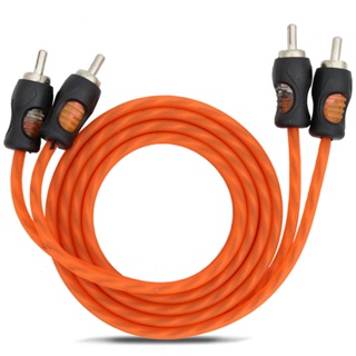 Cabo Rca 1 Metro Flexível Kx3 Laranja Cabo Silicone 1m Som Automotivo em Oferta na Shopee