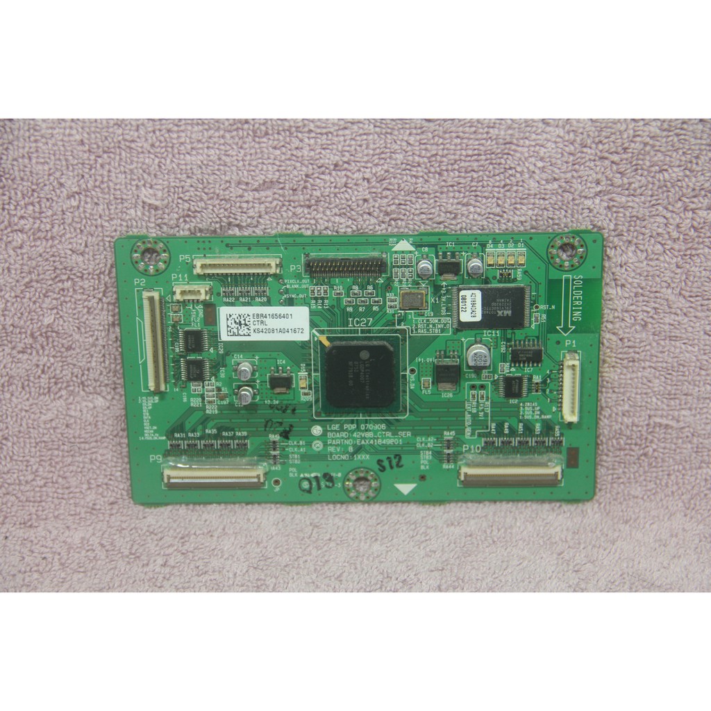PLACA TCON LG 42PC5RV EAX41849801 REV:B