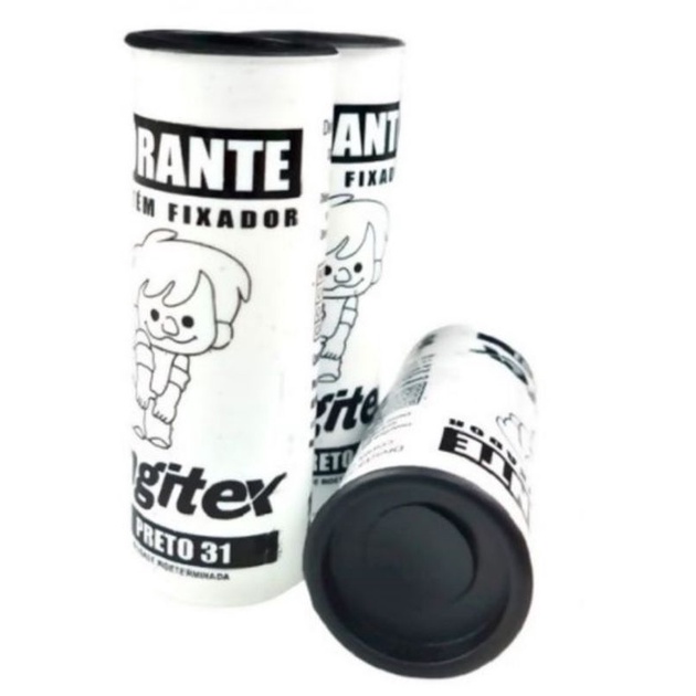 kit C/ 6 Tinta ,TINGITEX Corante Preto com fixador