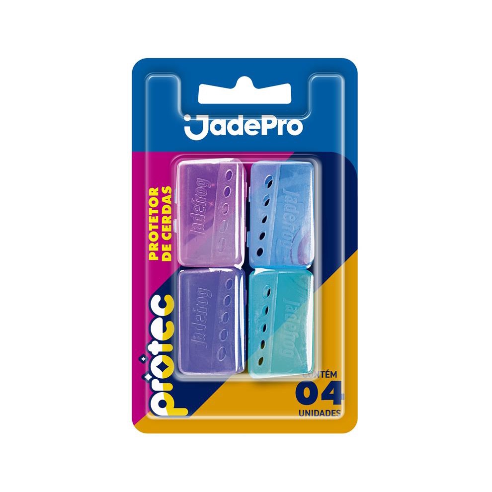 Protetor de Cerdas Jadefrog Protec c/ 4un em Oferta na Shopee