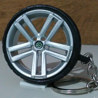 chaveiro de roda da Amarok, miniatura c/pneu
