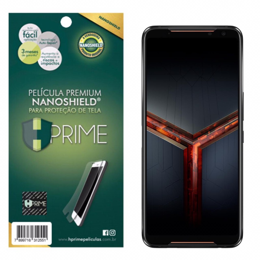 Película Hprime Nanoshield Asus Rog Phone Ii Zs660kl