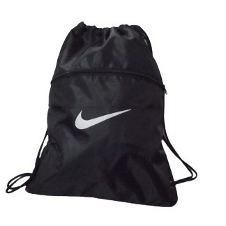 Mochila Saco Academia Esportiva Gym Bag Fitness Unissex Cordão Preto Sack Outline Nylon Resistente Sacochila promoção