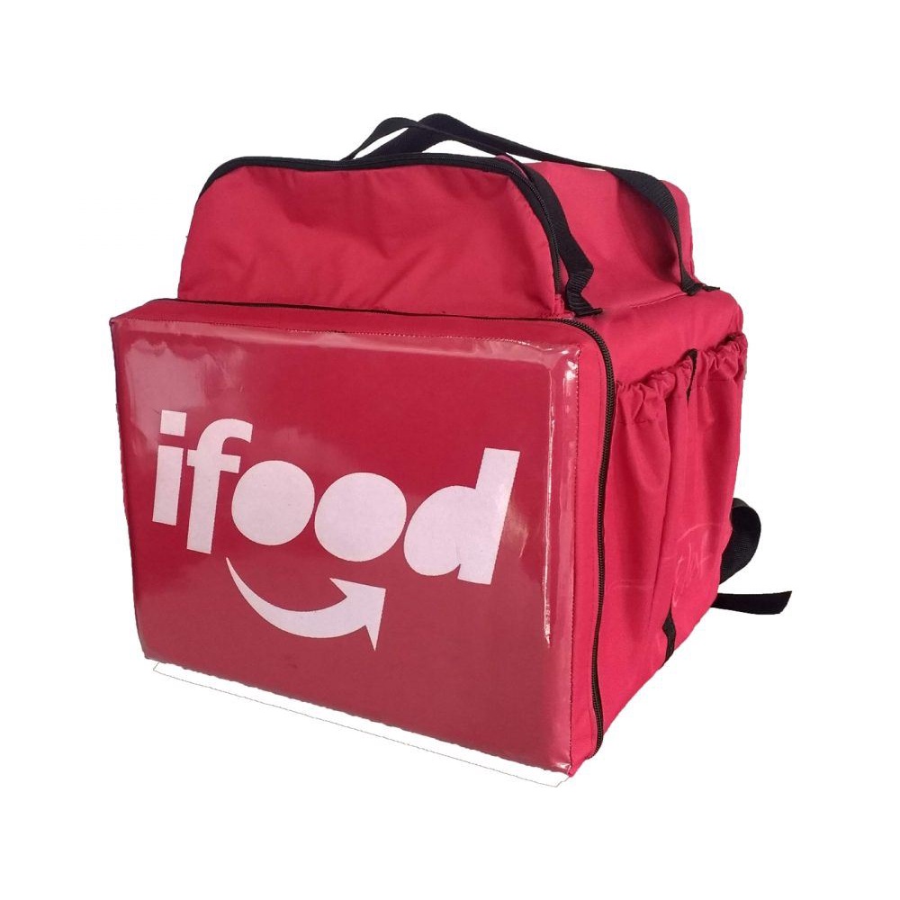 Mochila de lanche ifood com isopor