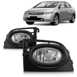 Par Farol Milha Civic 2007 2008