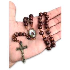 Terço De Madeira São Francisco Promoção
