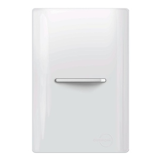 Interruptor 1 Tecla Paralela Horizontal Dicompel Novara Toda Branca TW em Oferta na Shopee