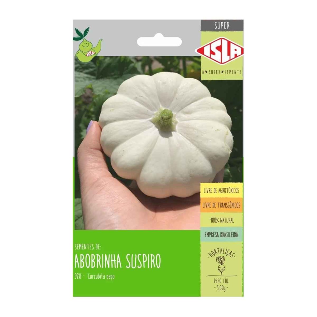 Sementes Abobrinha Suspiro Super (3g) ISLA em Oferta na Shopee