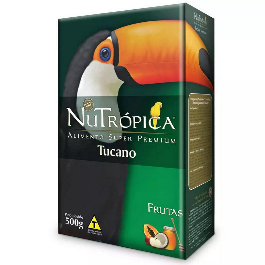 Ração C/Frutas Para Tucano 500g Nutrópica