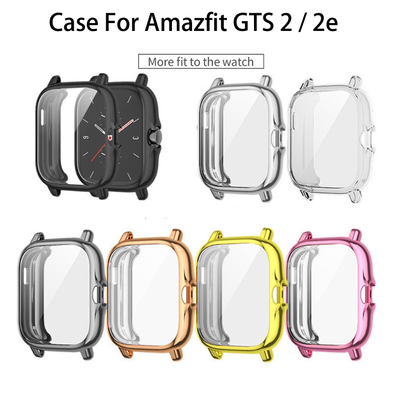 Capa Protetora De Tpu Galvanizada Para Huami Amazfit Gts 2 / 2e