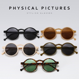 Óculos De Sol Vintage Com Armação Redonda Para Mulheres/Masculino/Clássico / em Oferta na Shopee