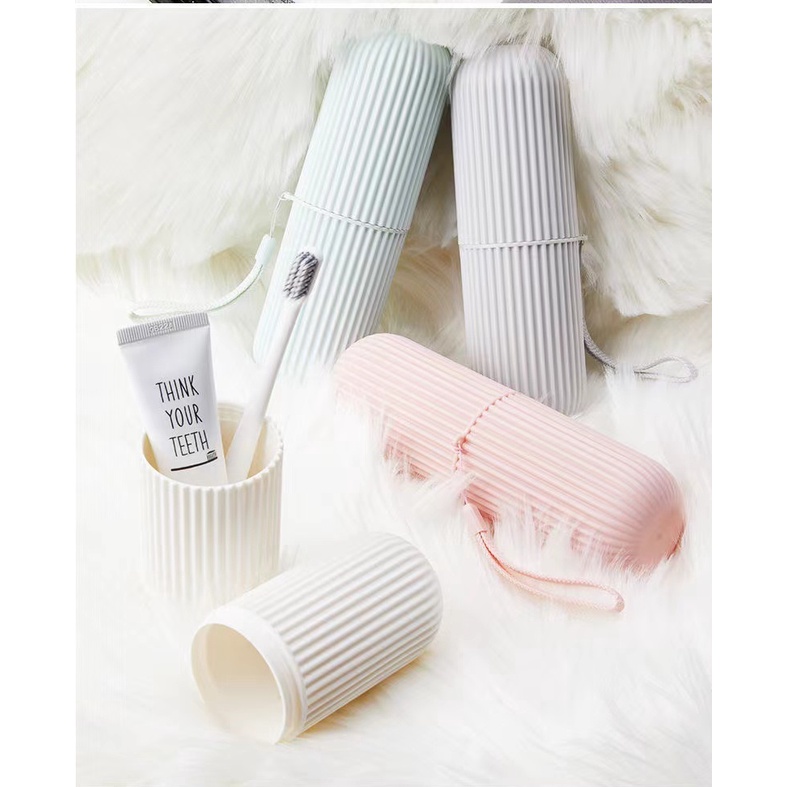 Porta Escovas De Dente E Creme Dental Para Viagem