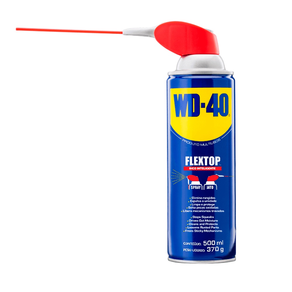 Óleo anticorrosivo "BICO INTELIGENTE" com 500 ml - FLEXTOP - WD-40